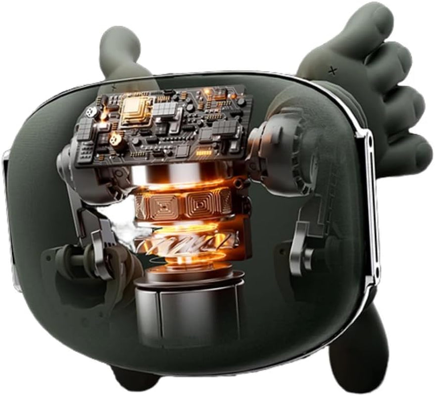 Zoserx - Bionic Heated Massager, Portable Shiatsu Neck and Back Massager, Electric Deep Tissue 4D Kneading Massage, Simulated Human Hand Design for Pain Relief and Muscle Relax (Green)